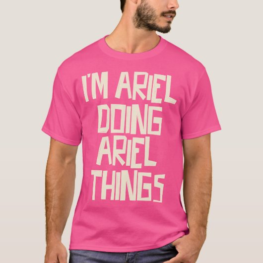 私はアリエルだ Tシャツ (正面)