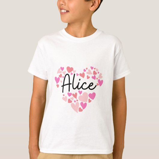 私はアリスが大好き Tシャツ (正面)