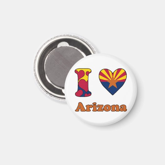 私はアリゾナが大好きだ マグネット (正面/裏面)