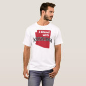 私はアリゾナと立ちます Tシャツ (正面フル)
