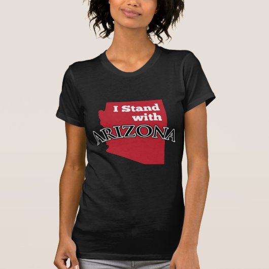 私はアリゾナと立ちます Tシャツ (正面)