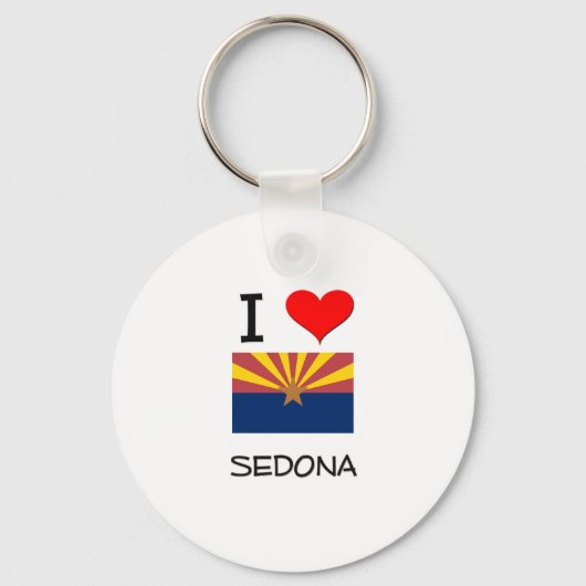 私はアリゾナセドナが大好き キーホルダー (正面)