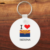 私はアリゾナセドナが大好き キーホルダー (正面)