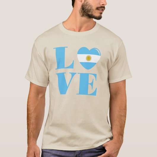 私はアルゼンチンが大好きだ Tシャツ (正面)