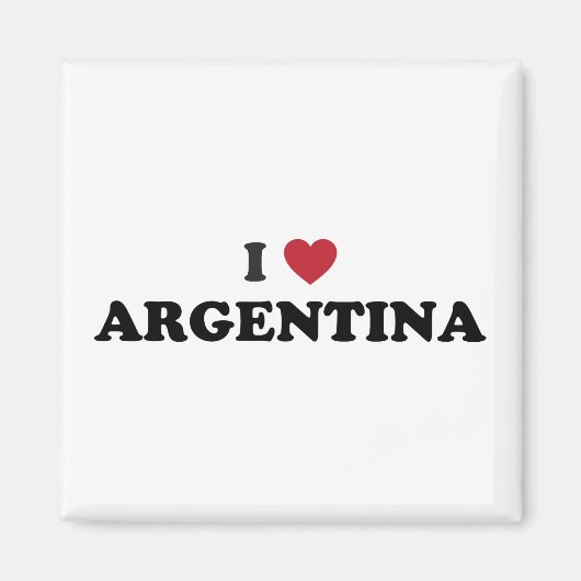 私はアルゼンチンが大好き マグネット (正面)