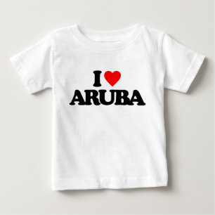 私はアルバを愛します ベビーTシャツ