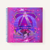 私はアルファとオメガスパイラルノート ノートブック (正面)