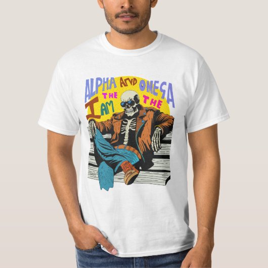 私はアルファにしてオメガ Tシャツ (正面)