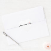 私はアルメニアが大好き ハートシール (封筒)