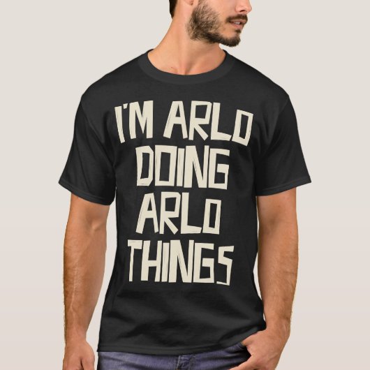 私はアルロの事をやってる Tシャツ (正面)