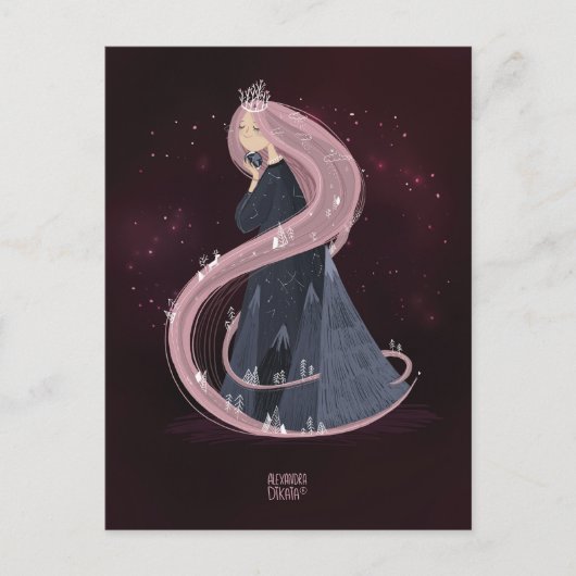 私はアレキサンドラディカイアバレンタインデーによって愛する シーズンポストカード (正面)