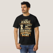 私はアンだ。疲れストップたら Tシャツ (正面フル)