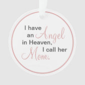 私はアングルで天国悔やみや弔慰記念写真 オーナメント (正面)