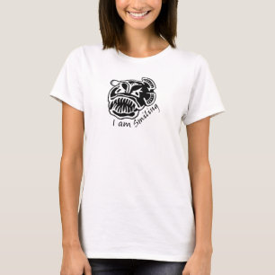 私はアンコウを微笑んでいる Tシャツ