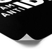 私はアンチのポスターで感動的はない ポスター (角)