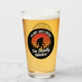 私はアンチ社会のビッグフット・ブラックではない タンブラーグラス