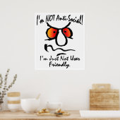 私はアンチ – ソーシャルではない(1) ポスター (キッチン)