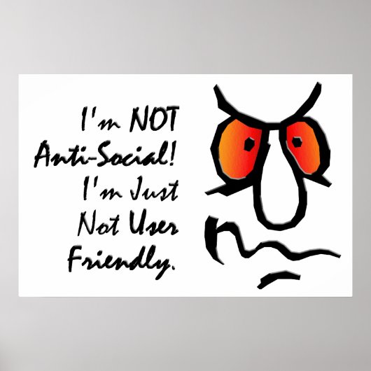 私はアンチ・ソーシャルではない(2) ポスター (正面)