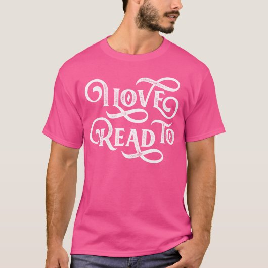 私はアンティークを読むのが大好き Tシャツ (正面)