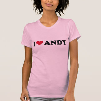 私はアンディーを愛します Tシャツ