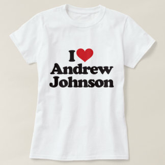 私はアンドリュー・ジョンソンを愛します Tシャツ