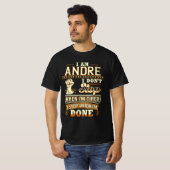 私はアンドレだ。疲れストップたら Tシャツ (正面フル)