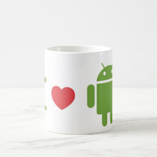 私はアンドロイドを愛します コーヒーマグカップ