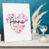 私はアンナが大好き フォトプラーク (側面)