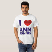 私はアンRomneyのTシャツを愛します Tシャツ (正面フル)