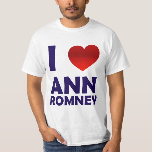 私はアンRomneyのTシャツを愛します Tシャツ (正面)