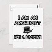 私はアーキビスト... 魔法使いじゃない ポストカード (正面/裏面)