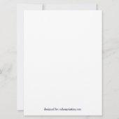 私はアーチユダヤ結婚式招待状で愛されている 招待状 (裏面)