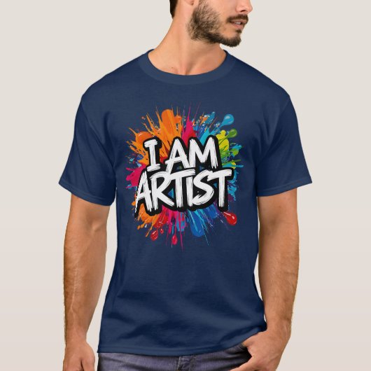 私はアーティスト Tシャツ (正面)