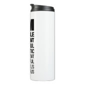 私はアートクール文字グラフィック機会引用文アート タンブラー (回転右)