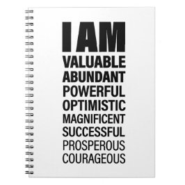 私はアートクール文字グラフィック機会引用文アート ノートブック