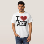 私はアーヘンを愛します Tシャツ (正面フル)