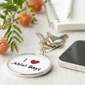 私はアールバユトが大好き キーホルダー (側面)