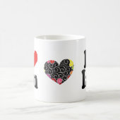 私はイアンを愛します コーヒーマグカップ (中央)