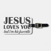 私はイエスお気に入りの ラゲッジタグ (正面横)