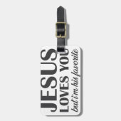 私はイエスお気に入りの ラゲッジタグ (正面縦)