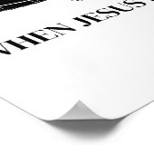 私はイエスが私の家で恐竜に乗り込むのを嫌う ポスター (角)