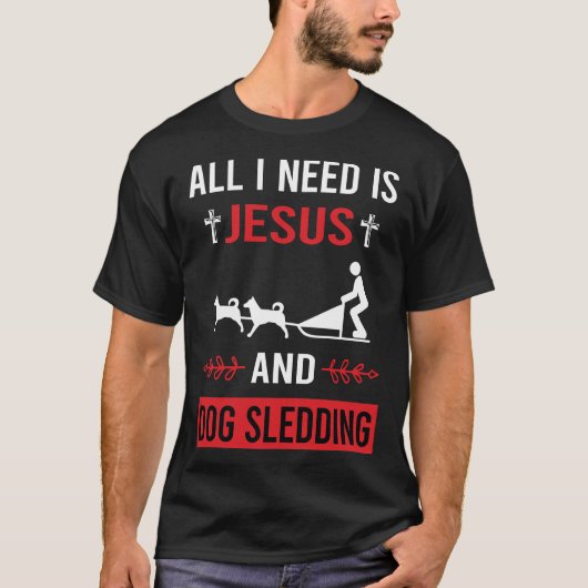 私はイエスそりソリが必要だ Tシャツ (正面)