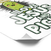 私はイエスとピクルスが大好き フォトプリント            (角)