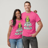 私はイエスとピクルスが大好き Tシャツ (ユニセックス)