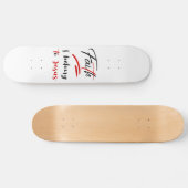 私はイエスに属している スケートボード (横)