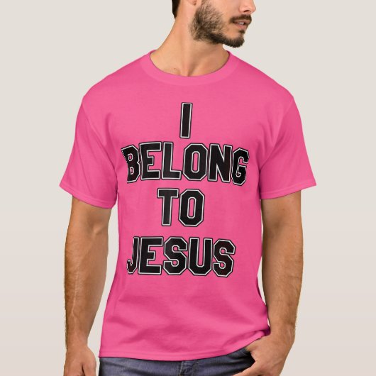 私はイエスに属している Tシャツ (正面)