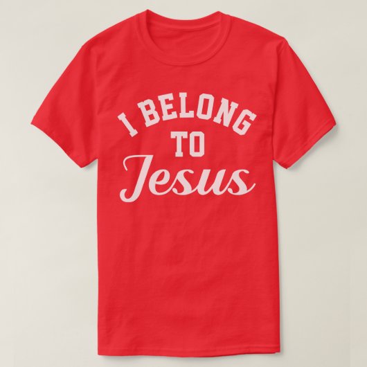 私はイエスに属する2 Tシャツ (デザイン正面)