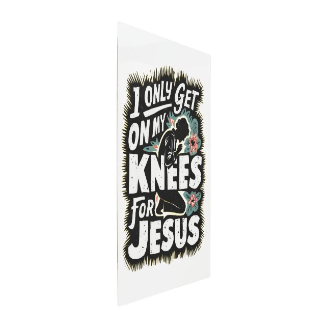 私はイエスのために秋を膝の上に置くだけだ メタルプリント (3/4)