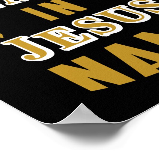 私はイエスの名に平和を見出す ポスター (角)