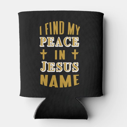 私はイエスの名に平和を見出す 缶クーラー (裏面)